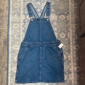 Gap Denim Overall Dress XS Preppy Cottagecore Summer Coastal Cowgirl